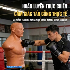 Trụ Đấm Bốc Hình Người Bán Thân TBEST (153 - 178cm) – Tùy Chỉnh Độ Cao