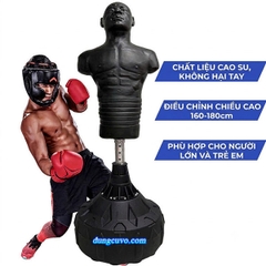 Người Nộm Silicon Đứng Tập Võ Cao Cấp (160-180cm) – Điều Chỉnh Độ Cao