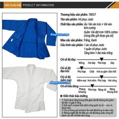 Võ Phục Judo Vải Gai TBEST Giá Rẻ – Bền Bỉ & Tặng Kèm Đai Trắng