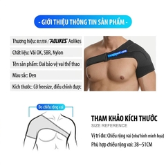 Băng Vai Aolikes A-1692 Chính Hãng - Thiết Kế Trợ Lực Kép, Thoáng Khí
