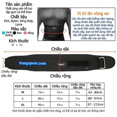 Đai Lưng Mềm Tập Gym Aolikes A-1698 – Bảo Vệ Cột Sống, Trợ Lực Gánh Tạ