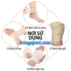 Băng Mút Lót Thể Thao 7cm x 27m - Băng Lót Chống Dị Ứng Keo Cao Cấp