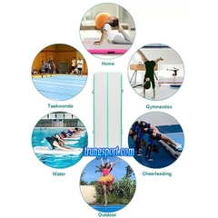 Thảm Bơm Hơi Tập Nhào Lộn – Air Track Gymnastics Tặng Kèm Bơm Điện