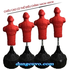 Người Nộm Silicon Đứng Tập Võ Cao Cấp (160-180cm) – Điều Chỉnh Độ Cao