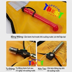 Áo Phao Cứu Sinh Tự Động Bơm Hơi | Cứu Sinh Cho Hoạt Động Dưới Nước
