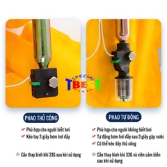 Áo Phao Cứu Sinh Giật Dây Bơm Hơi | Áo Phao CO₂ An Toàn Cao Cấp