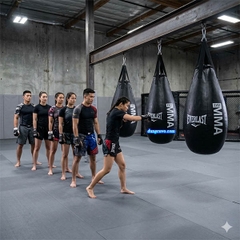 Bao Cát Treo Trái Lê Everlast MMA | Bao Cát Đấm Móc Chuyên Nghiệp