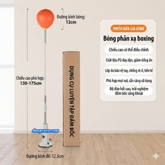 Bóng Đấm Phản Xạ Tự Đứng Đế Hút Chân Không - Tập Boxing Tại Nhà