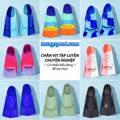 Chân Vịt Silicon Ngắn | Phụ Kiện Tập Bơi Chuyên Nghiệp Cao Cấp