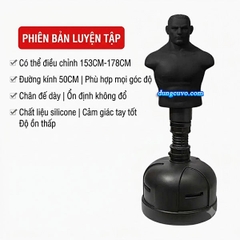 Trụ Đấm Bốc Hình Người Bán Thân TBEST (153 - 178cm) – Tùy Chỉnh Độ Cao