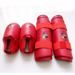 Bảo Hộ Chân Karate Nakado Chính Hãng | Bảo Vệ Ống Chân & Mu Bàn Chân