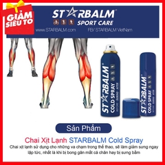 BÌNH XỊT LẠNH GIẢM ĐAU STARBALM