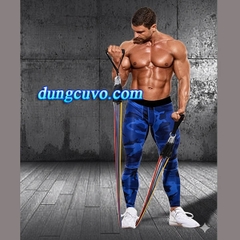 Bộ Dây Kháng Lực Ngũ Sắc–Tập Full Body Tại Nhà–Lực Kháng 100 LBS