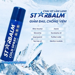 Bình Xịt Lạnh Giảm Đau STARBALM – Làm Lạnh Nhanh, Giảm Đau Tức Thì
