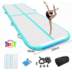 Thảm Bơm Hơi Tập Nhào Lộn – Air Track Gymnastics Tặng Kèm Bơm Điện