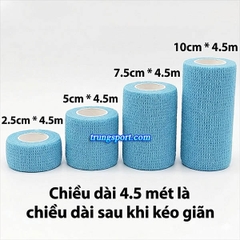 Băng Dán Thun Tự Dính (Cao Su Non) - Băng Quấn Cổ Chân Đá Bóng Giá Tốt