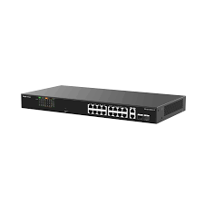 RUIJIE RG-ES118FGS-LP | Switch POE 16 Cổng 10/100 BASE-T PoE/PoE+ với 2 cổng combo không quản lý
