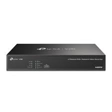 VIGI NVR1004H-4P | Đầu Ghi Hình Mạng POE+ VIGI 4 Kênh TP-Link, POE Max 53W, Hỗ Trợ Ổ Cứng 10TB