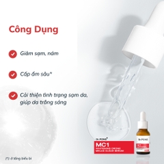 Serum giảm nám, tàn nhang Dr.PONG MC1 Whitening Drone Melas Clear 16ml