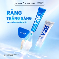 Set hỗ trợ làm trắng răng 2 bước Dr.PONG Y2B Whitening Color Set Toothpaste & Toothgel Set 100g