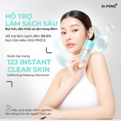 Nước tẩy trang DR. PONG 123 INSTANT CLEAR SKIN SOFTENING MAKEUP REMOVER