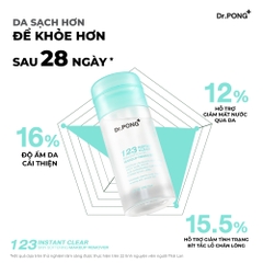 Nước tẩy trang DR. PONG 123 INSTANT CLEAR SKIN SOFTENING MAKEUP REMOVER
