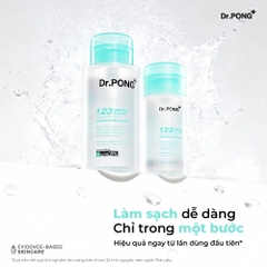Nước tẩy trang DR. PONG 123 INSTANT CLEAR SKIN SOFTENING MAKEUP REMOVER