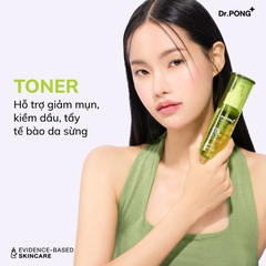 Toner giảm mụn, kiềm dầu Dr.PONG Acne Clear Glowing 100ml