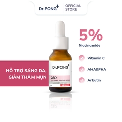Serum hỗ trợ dưỡng trắng da, giảm thâm mụn Dr.PONG 28D Whitening Drone Serum 16ml
