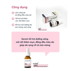 Serum hỗ trợ dưỡng trắng da, giảm thâm mụn Dr.PONG 28D Whitening Drone Serum 16ml