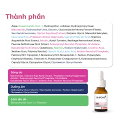 Serum hỗ trợ dưỡng trắng da, giảm thâm mụn Dr.PONG 28D Whitening Drone Serum 16ml