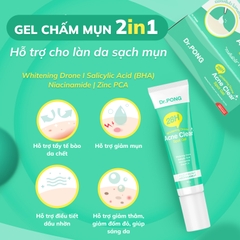Gel chấm giảm mụn Dr.PONG 28H Whitening Drone Acne Clear Spot 10g