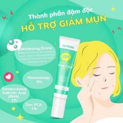 Gel chấm giảm mụn Dr.PONG 28H Whitening Drone Acne Clear Spot 10g