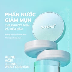 Phấn nước dành cho da dầu mụn Dr.PONG Acne Ace Longwear Cushion 15g