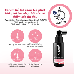 Serum giảm rụng tóc, kích thích chân tóc phát triển, chăm sóc da đầu Dr.PONG Tsutsuji Hair Rejuvenating - anti- hairloss