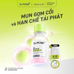 Chấm mụn 2 lớp hỗ trợ gom cồi, giảm mụn Dr.PONG 6H Gentle Acne Lotion