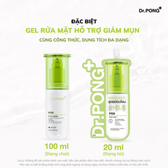 Gel rửa mặt giảm mụn Dr.PONG p55 BHA Acne Clear Face Wash 100ml