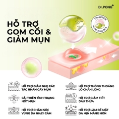 Chấm mụn 2 lớp hỗ trợ gom cồi, giảm mụn Dr.PONG 6H Gentle Acne Lotion