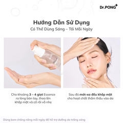 Tinh chất dưỡng ẩm cân bằng, trắng sáng da Dr.PONG 28D Whitening Drone Essence 95ml