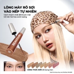 Mascara chân mày tự nhiên, giữ nếp, bền màu, lâu trôi BEAUTILAB Cloudbrow Natural Fluffy Fix Mascara