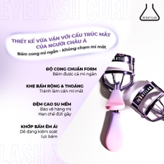 Kẹp Bấm Mi Cong Tự Nhiên, Không Gãy Rụng BEAUTILAB LashX Eyelash Curler