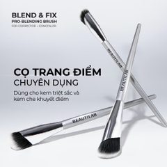 Cọ Trang Điểm Đa Năng, Lông Mềm BEAUTILAB Blend & Fix Pro Blending Brush