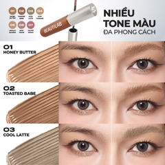 Mascara chân mày tự nhiên, giữ nếp, bền màu, lâu trôi BEAUTILAB Cloudbrow Natural Fluffy Fix Mascara