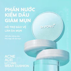 Phấn nước dành cho da dầu mụn Dr.PONG Acne Ace Longwear Cushion 15g