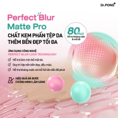 Phấn nước cho da dầu mụn, che khuyết điểm, mịn lì, kiềm dầu DR.PONG MATTE PRO ACNE ACE LONGWEAR CUSHION SPF50+ PA++++