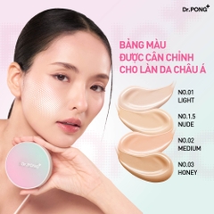 Phấn nước cho da dầu mụn, che khuyết điểm, mịn lì, kiềm dầu DR.PONG MATTE PRO ACNE ACE LONGWEAR CUSHION SPF50+ PA++++