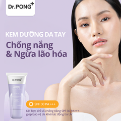 Kem dưỡng ẩm da tay, chống nắng DR.PONG TIMELESS ANTI-AGING UV HAND CREAM 50g