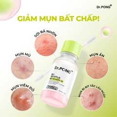 Chấm mụn 2 lớp hỗ trợ gom cồi, giảm mụn Dr.PONG 6H Gentle Acne Lotion