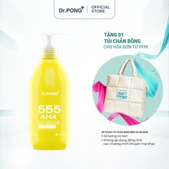 Sữa tẩy tế bào da chết, dưỡng ẩm và trắng da toàn thân Dr.PONG 555 AHA Blend Exfoliating 295ml