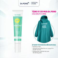 Gel chấm hỗ trợ xử lý mụn Dr.PONG 28H Whitening Drone Acne Clear Spot Gel 10g